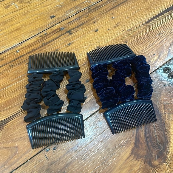 Hair scrunchie claw retro vintage - Picture 1 of 2